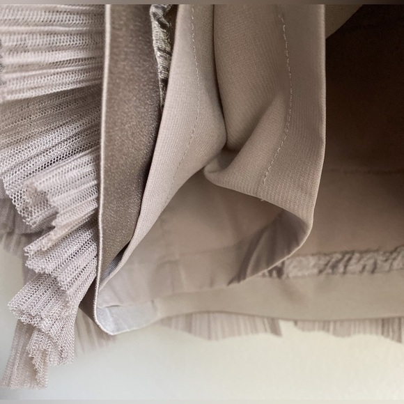 $348‼️BCBGMaxAzria Satin Ruffle Tulle Tiered Layered Sleeveless Dress Corset Sz4 - Picture 11 of 14